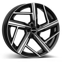 MAK QVATTRO BLK/POL 8.5x21 5/112 ET33 CB66.5